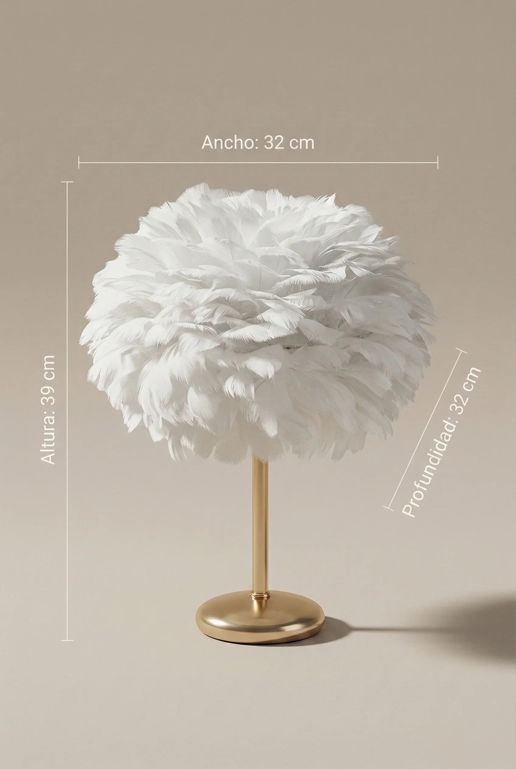 Lámpara Pluma