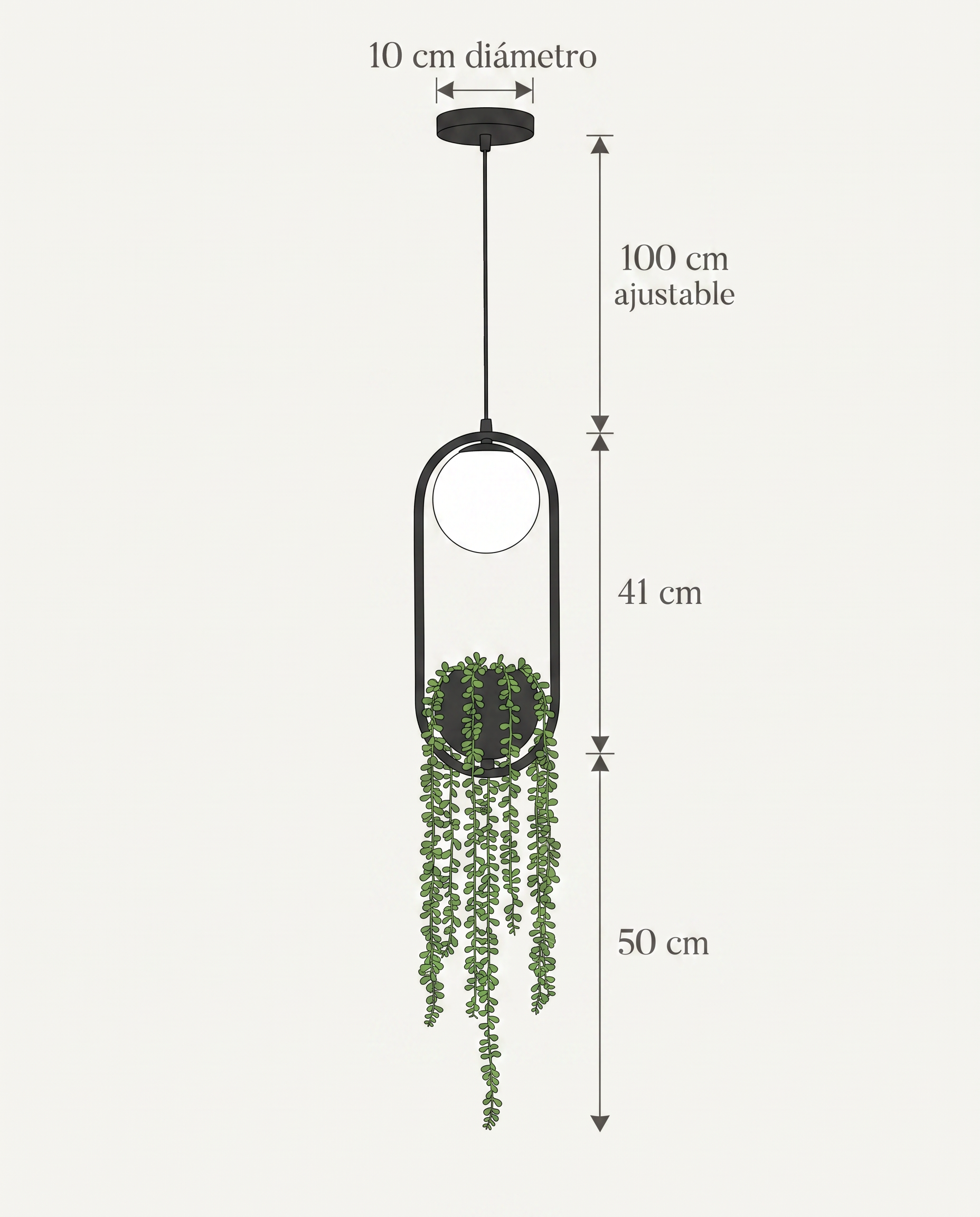 La lámpara colgante Selva