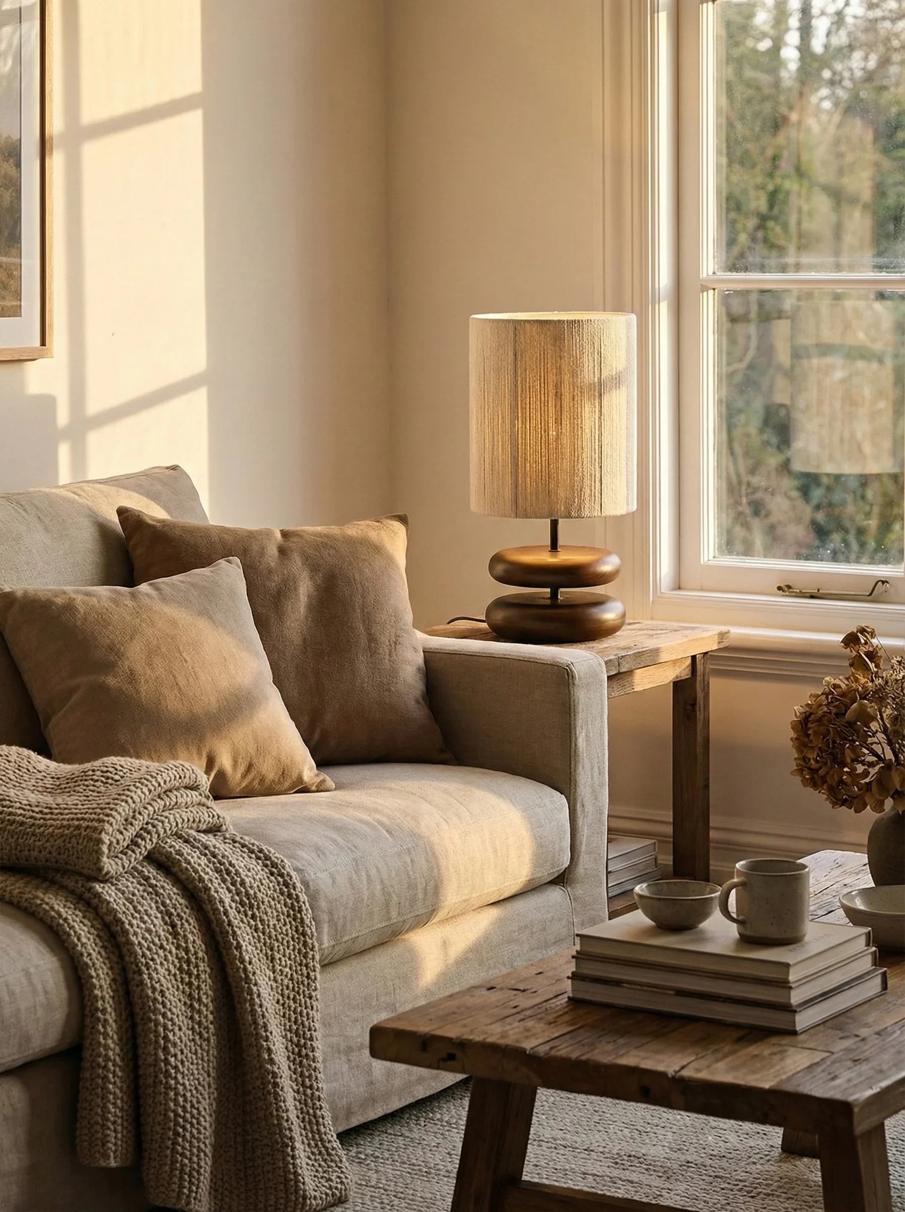 Lámpara Élia Alba de Madera