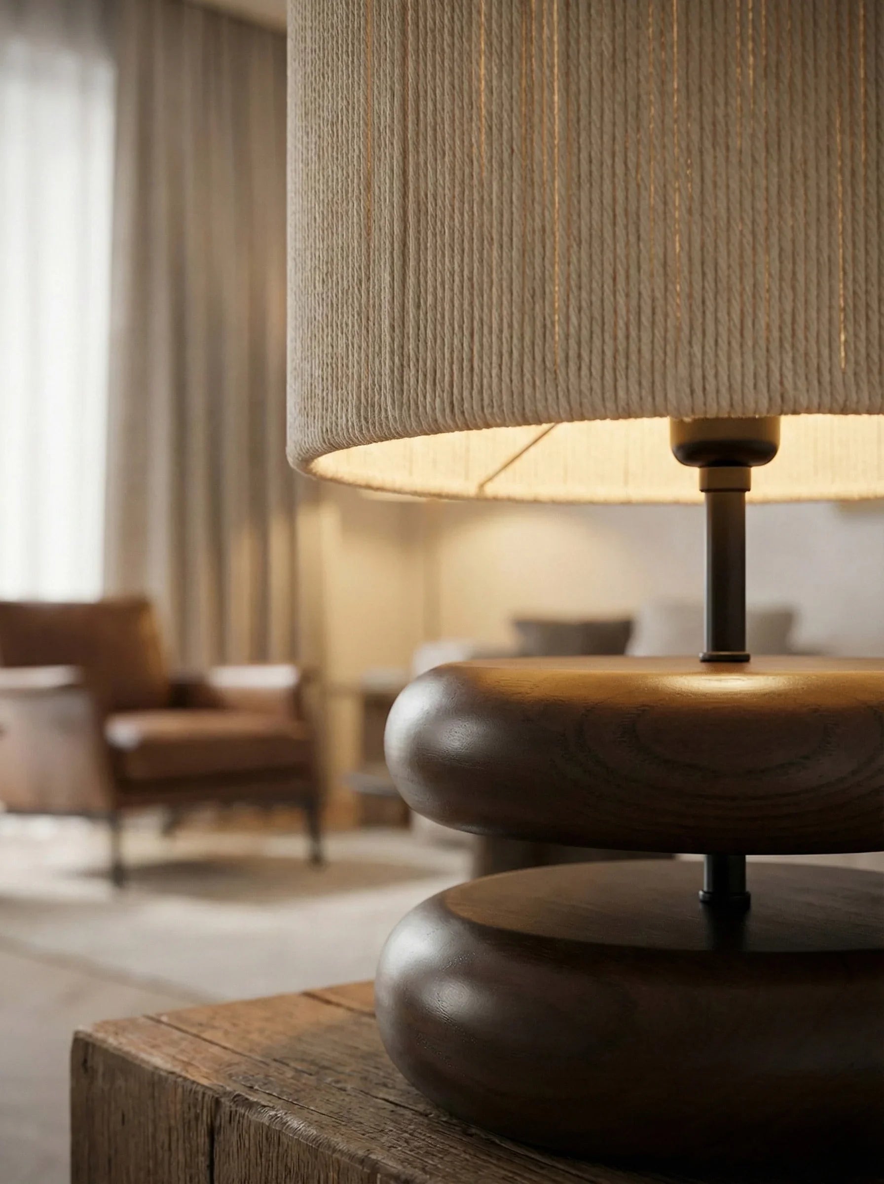 Lámpara Élia Alba de Madera