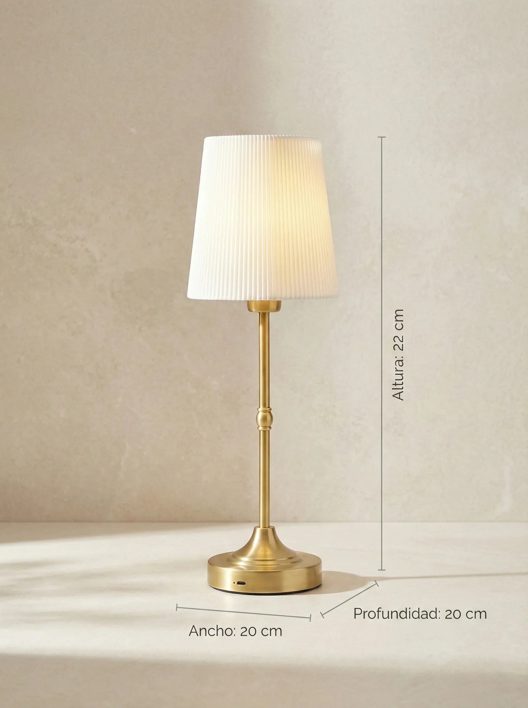 Lámpara Alba Dorada