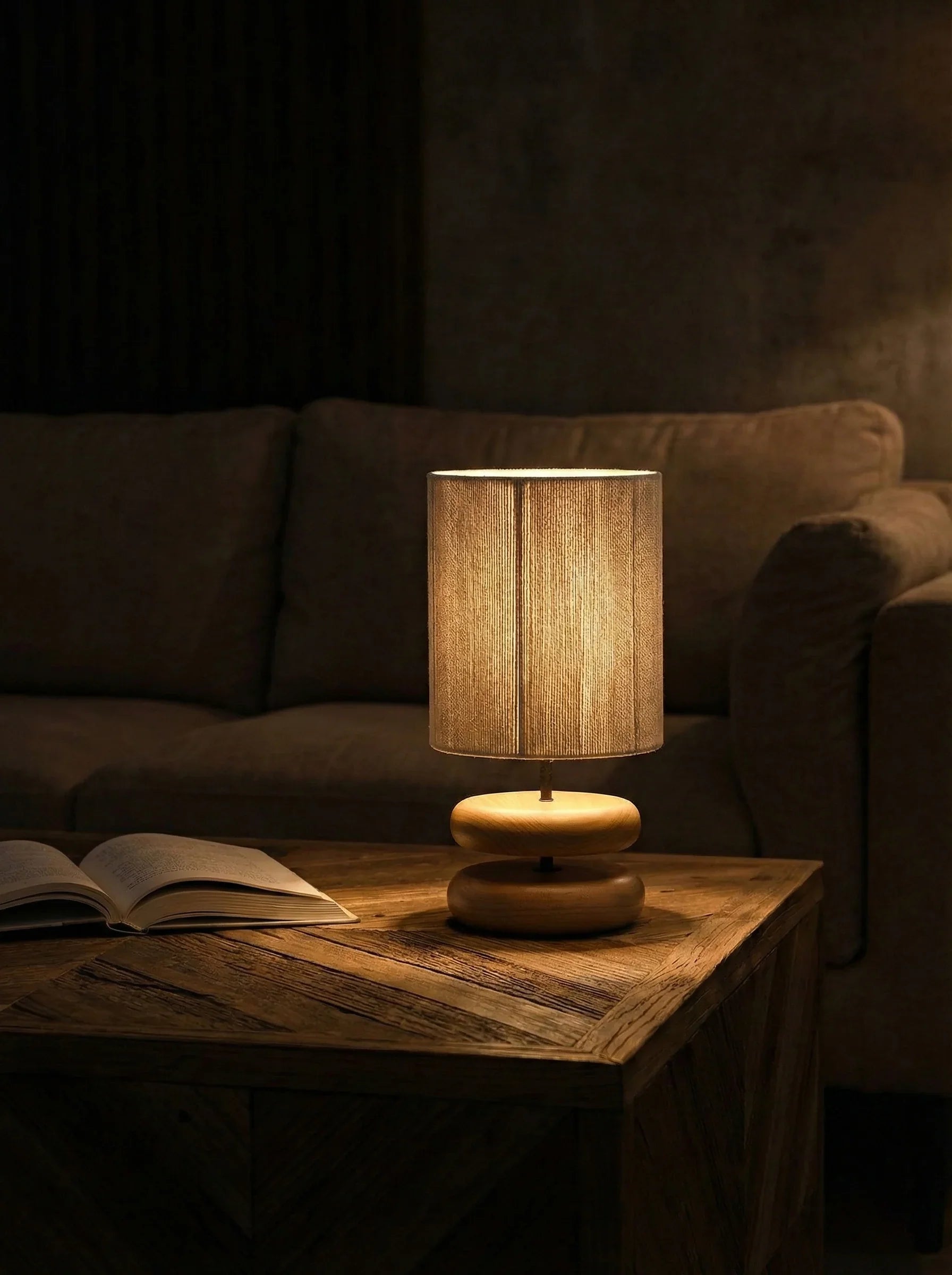 Lámpara Élia Alba de Madera